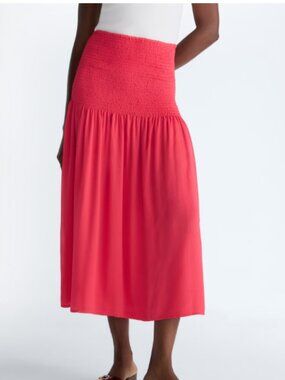 Scoop Women’s and Women’s Plus Smocked Maxi Skirt, Size XS NWT